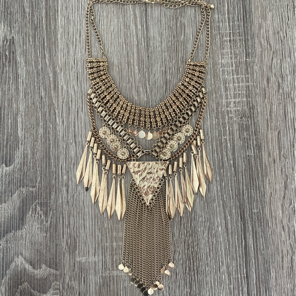 Gold Statement Necklace